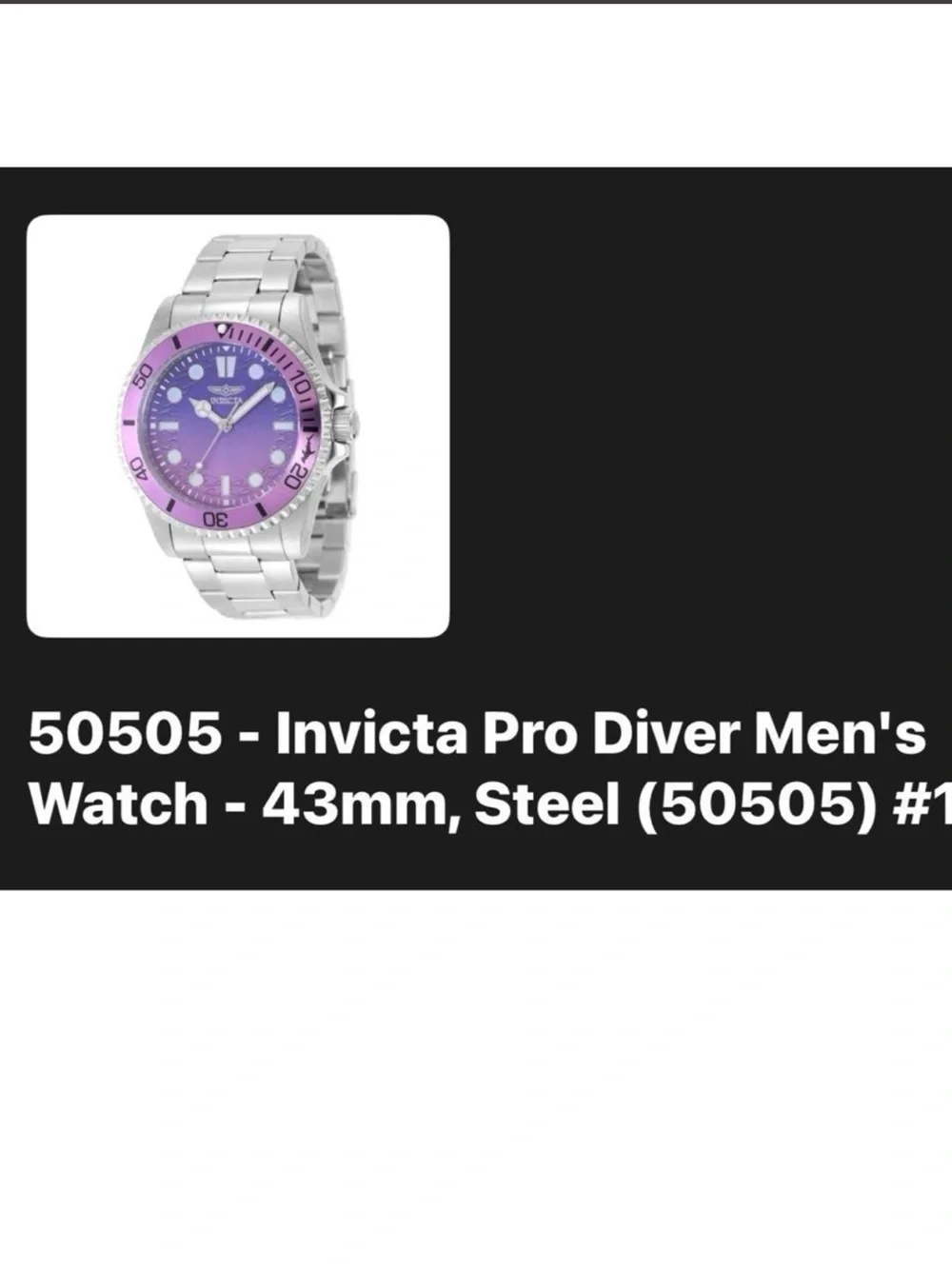 Invicta brand new